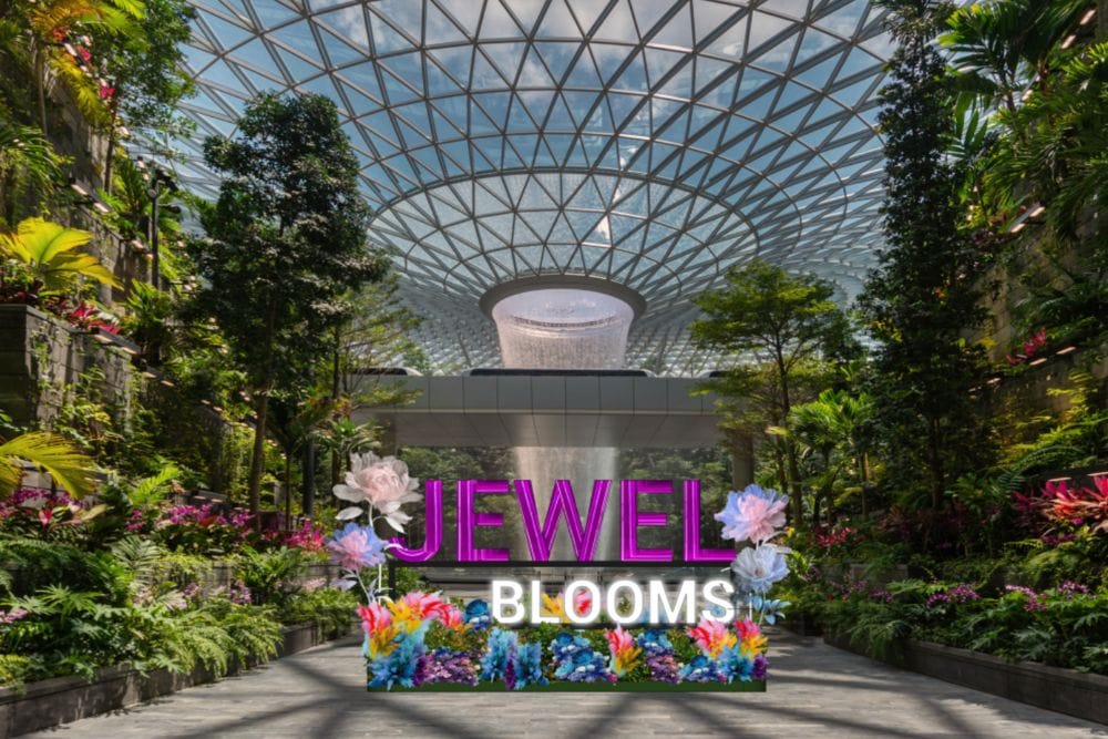 Jewel Changi Airport Attractions - Explore the stunning attractions of Jewel Changi Airport with JTR Holidays. Enjoy tailor-made tours featuring the HSBC Rain Vortex, Canopy Park, and more. Book your unforgettable experience today Jewel Changi Airport Attractions - Image 1 of 5