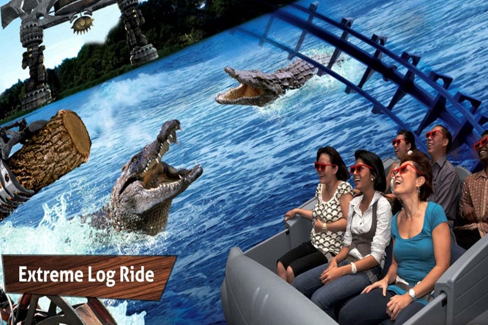 Sentosa 4D AdventureLand - Experience the excitement of Sentosa 4D AdventureLand, Southeast Asia's first-ever 4D theatre. Enjoy immersive 4D adventures, from thrilling roller coasters to treasure hunts. Test your skills in an interactive 4D shootout game and enjoy a day of fun-filled entertainment. Perfect for families and adventure seekers, this attraction offers unforgettable experiences on Sentosa Island. Sentosa 4D AdventureLand - Image 1 of 5