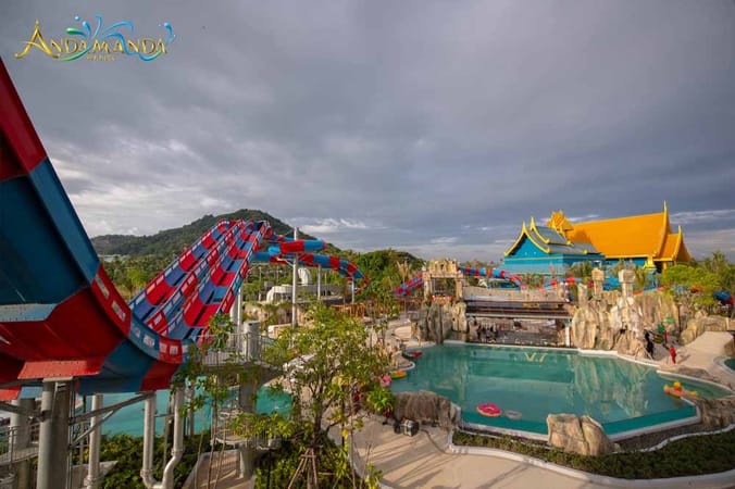 Andamanda Phuket Water Park Ticket - Thailand - Andamanda is the largest leisure and entertainment destination in Phuket. Andamanda celebrates the natural treasures of Thailand and the inspired tales of adventure from the Andaman Coastline. The Thai design is reflected in all areas, including the retail area, restaurants, cafes and event spaces. Andamanda is an impressive destination offering the senses and spirit an unforgettable experience of joy and relaxation, to visitors of all ages. Andamanda Phuket Water Park Ticket - Thailand - Image 4 of 5
