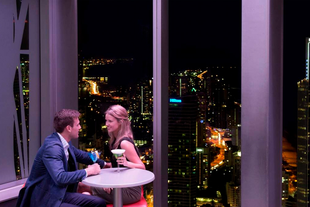 SkyPoint Observation Deck Ticket - Gold Coast - Visit the SkyPoint Observation Deck in Gold Coast for panoramic 360° views from the top of the Q1 building. Enjoy breathtaking sights of the ocean, city skyline, and hinterland. Relax at the SkyPoint Bistro & Bar, all from 230 meters above sea level. A must-see attraction for tourists and locals alike! SkyPoint Observation Deck Ticket - Gold Coast - Image 5 of 5