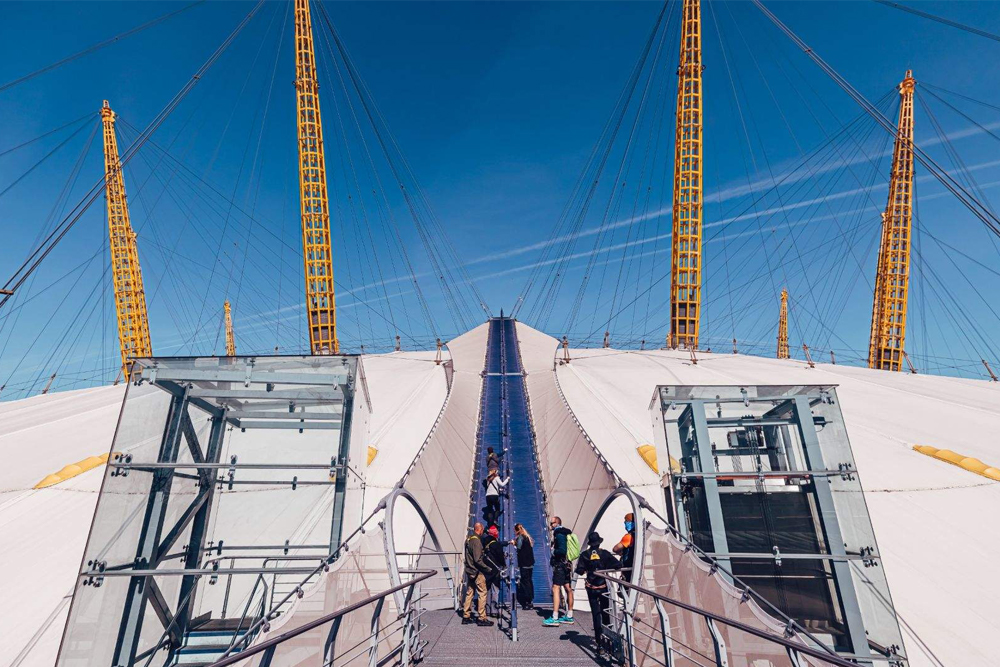 Up at The O2 Climbing Experience in London - Image 1 of 5