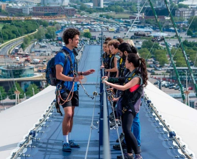 Up at The O2 Climbing Experience in London - Experience the thrill of the Up at The O2 Climbing Experience in London, where you’ll climb the iconic roof with expert guides and enjoy breathtaking 360-degree views of the city skyline. Choose a daytime, sunset, or twilight climb and make unforgettable memories high above London. Up at The O2 Climbing Experience in London - Image 2 of 5