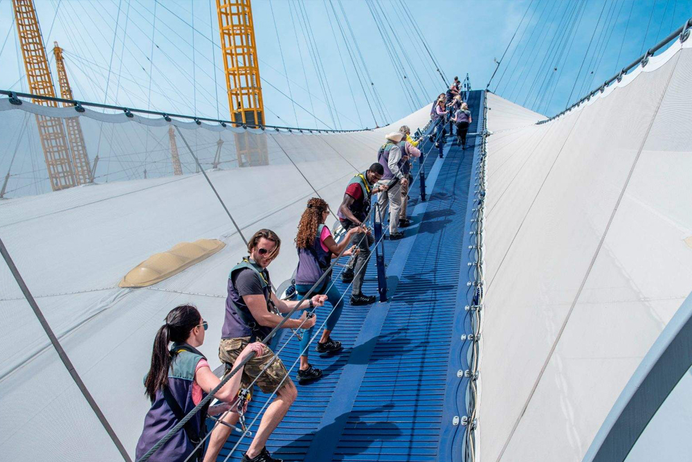 Up at The O2 Climbing Experience in London - Image 3 of 5