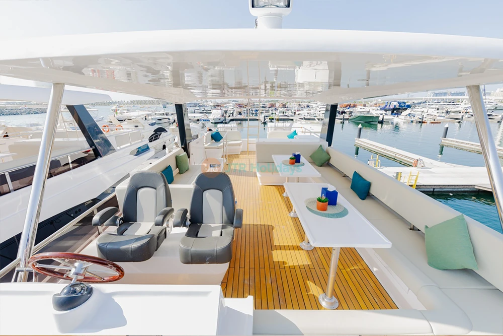 Gala Yacht Rental Dubai – 62 FT Luxury Private Cruise - JTR Holidays