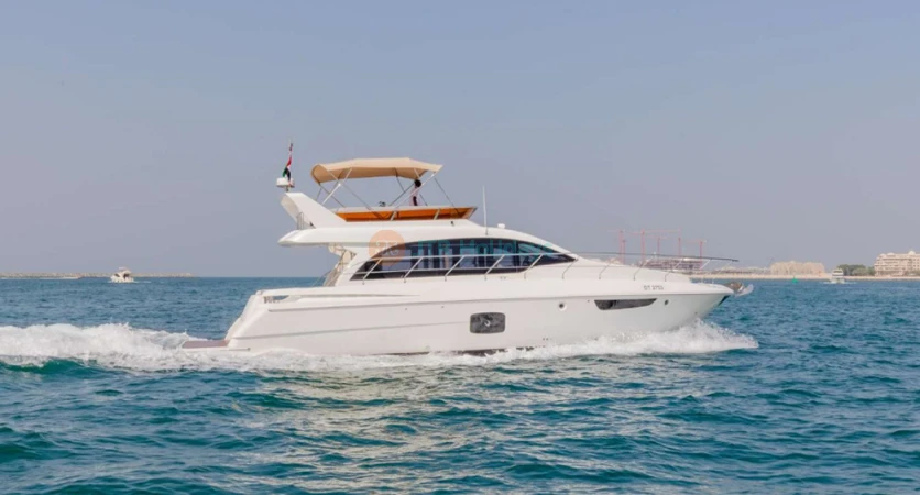 Fin Yacht Rental Dubai - 52 FT | Private Luxury Yacht Charter in Dubai - JTR Holidays