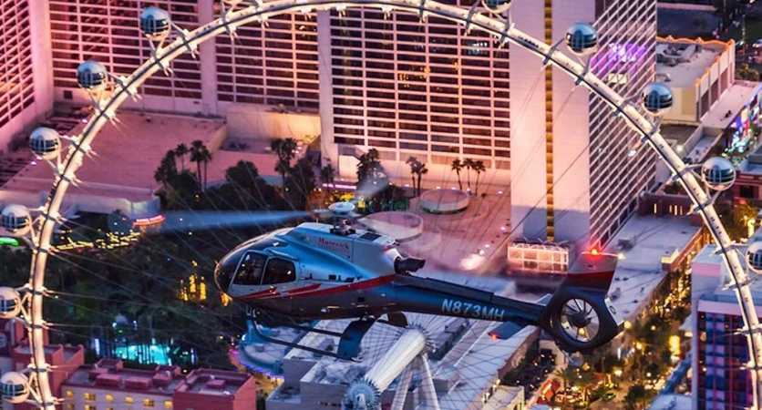 Las Vegas Helicopter Night Flight | City Views from Above - JTR Holidays