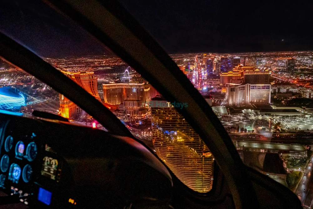 Las Vegas Helicopter Night Flight | City Views from Above - JTR Holidays