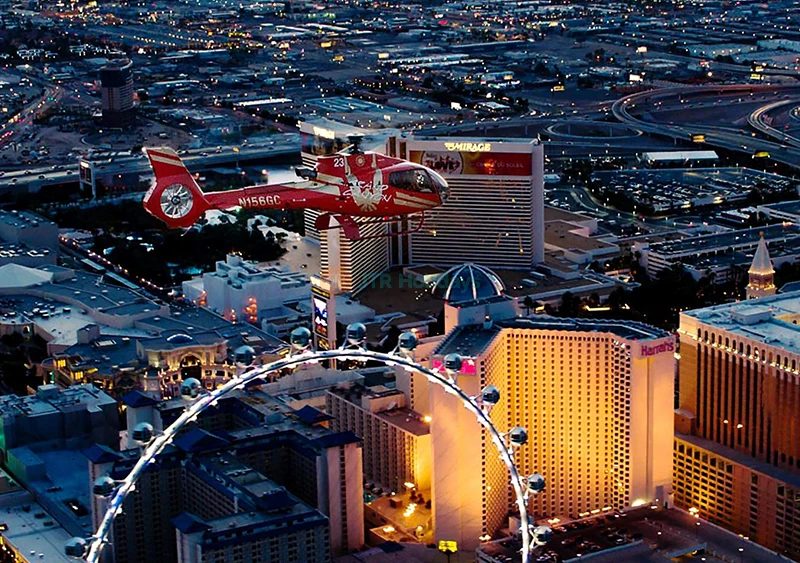 Las Vegas Strip Helicopter Night Flight