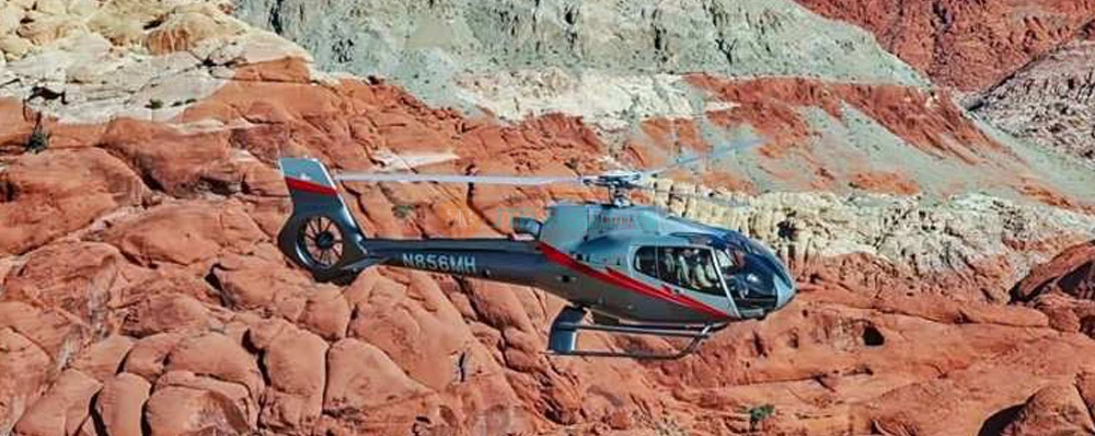 Las Vegas Red Rock Canyon Sunset Helicopter Tour | Scenic Sunset Flight - JTR Holidays - Image 3 of 5