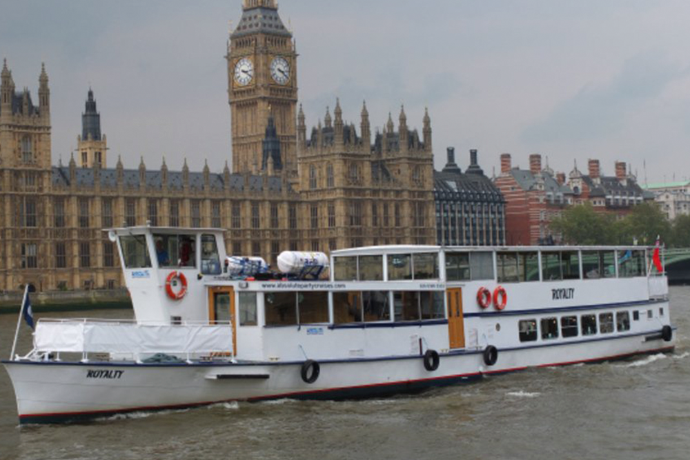 Evening Cruise on the River Thames - Experience the magic of London at night with a relaxing evening cruise on the River Thames. Glide past the city’s most iconic landmarks beautifully illuminated after sunset, including Tower Bridge, the London Eye, St. Paul’s Cathedral, and Big Ben. The cruise offers a peaceful and romantic way to enjoy the city away from the crowds. Onboard commentary brings London’s history and skyline to life as you sail. Sip a drink, enjoy light music, and take in the stunning views from the open-air deck. It’s perfect for couples, tourists, or anyone looking for a unique London night out. Capture unforgettable photos of the glowing city skyline. This scenic cruise is one of the best ways to see London’s charm by night. A must-do experience on your visit to the capital. Evening Cruise on the River Thames - Image 3 of 5