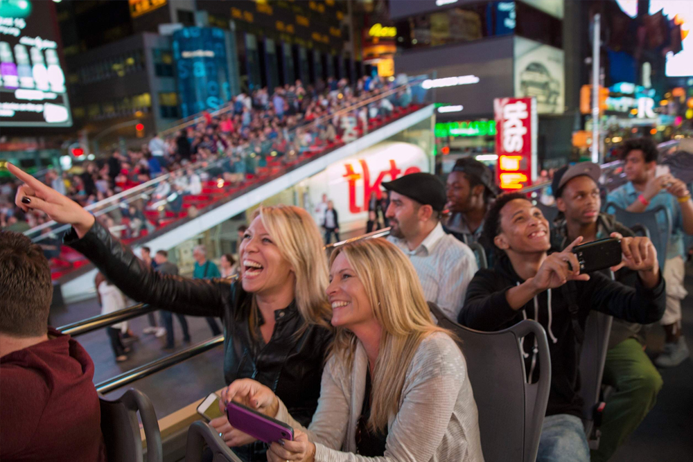 New York Open-Top Night Bus Tour - Image 3 of 5