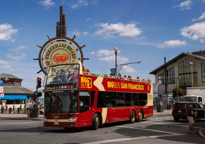 Big Bus San Francisco Tour Hop-On Hop-Off (a Tetto Aperto)