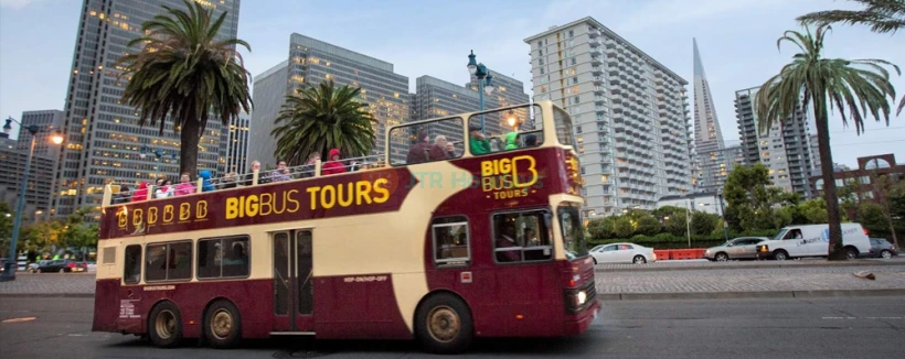 Big Bus San Francisco Hop-On Hop-Off Tours (Open-Top) - Experience the best of the city with the Big Bus San Francisco Hop-On Hop-Off Tours (Open-Top). This popular open-top bus tour in San Francisco lets you explore top landmarks like the Golden Gate Bridge, Fisherman’s Wharf, and Alcatraz at your own pace. With the Big Bus San Francisco hop-on hop-off tour, you can enjoy flexible travel, pre-recorded commentary in multiple languages, and stunning city views. Perfect for first-time visitors, the Big Bus San Francisco tour offers a fun and easy way to see the city. Book your San Francisco hop-on hop-off bus tour today for an unforgettable sightseeing adventure! Big Bus San Francisco Hop-On Hop-Off Tours (Open-Top) - Image 3 of 5