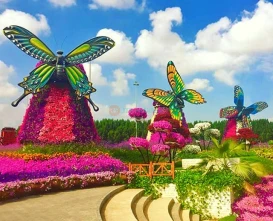 Dubai Butterfly Garden - Home to over 15,000 butterflies.