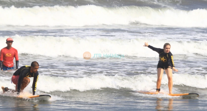 Surfing Lessons Bali Odysseys Surf School Kuta Beach - JTR Holidays