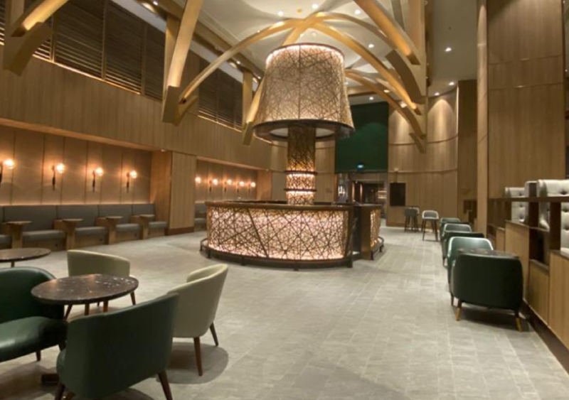 Saphire Plaza premium Lounge Jakarta Soekarno HattaTerminal 3 - Relax and recharge at Saphire Plaza Lounge in Jakarta Soekarno-Hatta Airport Terminal 3. Enjoy premium airport lounge access, complimentary snacks & drinks, high-speed WiFi, business center, shower facilities, and VIP service in CGK T3’s top lounge experience. Saphire Plaza premium Lounge Jakarta Soekarno HattaTerminal 3 - Image 4 of 5