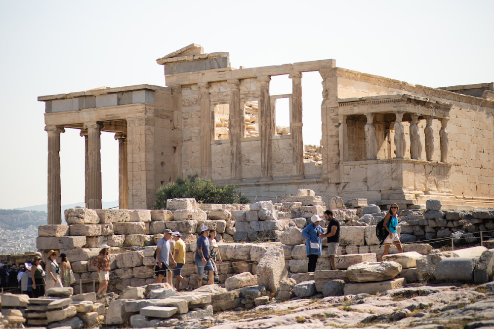 Acropolis of Athens Tickets - Explore ancient Athens with the Acropolis Entry & Self Guided Audio Tour. Discover iconic landmarks like the Temple of Athena Nike, Erechtheion, and Propylaea at your own pace. End your journey at the Parthenon with immersive commentary. Includes skip the line access and offline audio guide for a hassle-free experience. Acropolis of Athens Tickets - Image 1 of 5