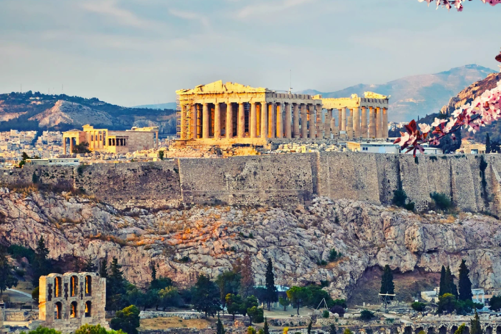 Acropolis of Athens Guided Tour - Skip the line Acropolis of Athens guided walking tour with expert local archaeologist. Discover the Parthenon, Erechtheion, Propylaea & ancient Greek history. Small group UNESCO experience, panoramic Athens views, mythological insights, and architectural wonders. Acropolis of Athens Guided Tour - Image 1 of 5