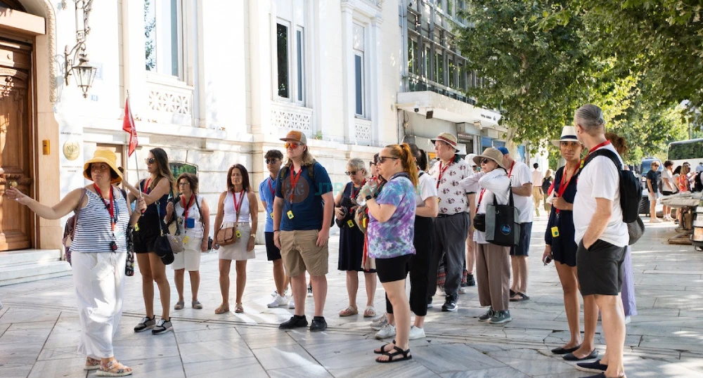 Acropolis and Acropolis Museum Morning Walking Tour - Skip the line small group morning walking tour of Athens’ UNESCO Acropolis & Acropolis Museum. Expert guide reveals the Parthenon, Propylaea, Erechtheion & glass floored galleries at sunrise with panoramic city views, Greek mythology insights, and immersive cultural commentary. Acropolis and Acropolis Museum Morning Walking Tour - Image 1 of 5