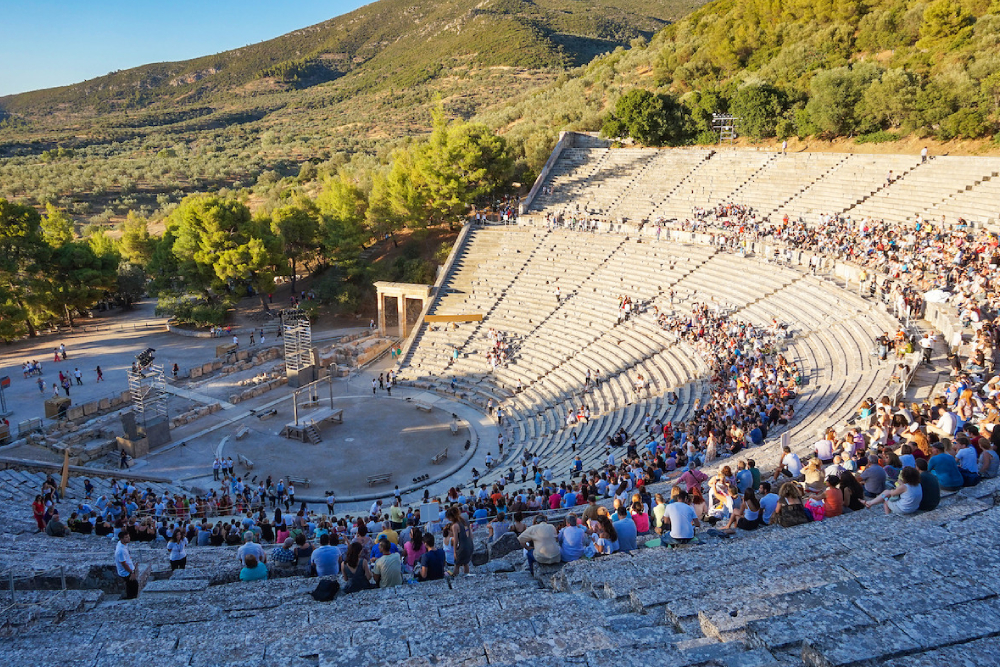 Epidaurus & Mycenae Full-Day Tour from Athens - Full day guided tour from Athens to UNESCO archaeological sites Mycenae and Epidaurus. Explore Mycenae’s Lion Gate, royal tombs & Cyclopean walls, marvel at Epidaurus Theatre’s perfect acoustics, and stroll historic Nafplio with round trip transport included. Perfect for history buffs and cultural travelers. Epidaurus & Mycenae Full-Day Tour from Athens - Image 1 of 5