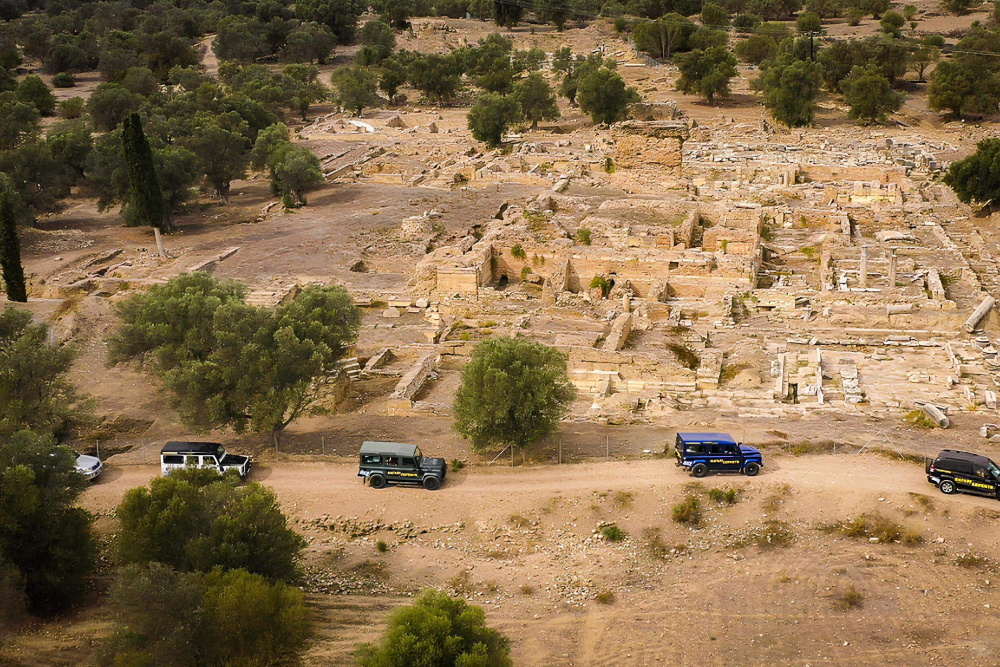Trypiti Beach and Gorge South Crete Safari Tour - Experience the ultimate South Crete Safari Adventure with our Trypiti Beach & Gorge 4×4 Off-Road Excursion. This guided Cretan tour combines heart pounding off-road driving through the dramatic Trypiti Gorge with a visit to a secluded hidden beach on Crete’s sun drenched south coast. Swim in crystal clear waters, explore ancient Minoan and Roman ruins, and savor an authentic BBQ lunch at a traditional tavern nestled among olive groves. Capture panoramic views of the Libyan Sea, wander through charming mountain villages, and learn about local Cretan culture on this eco friendly, family friendly nature excursion. Book your South Crete Safari today for an unforgettable blend of adventure, history, and seaside relaxation. Trypiti Beach and Gorge South Crete Safari Tour - Image 3 of 5