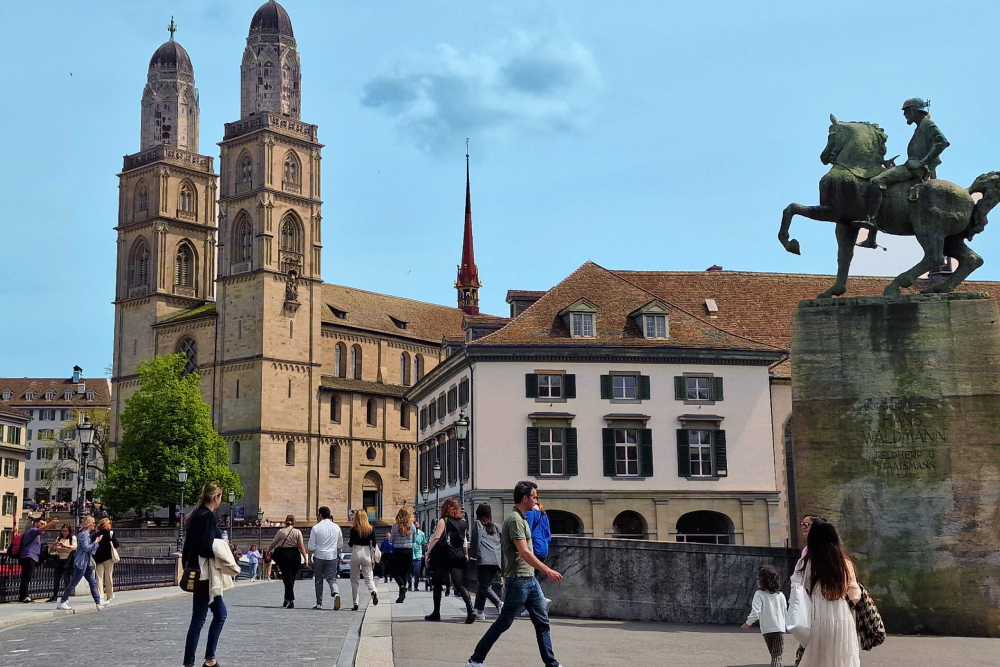 Zurich Sightseeing Bus Tour with Guided Old Town Walk Ticket - Explore Zurich with a scenic sightseeing bus tour and guided Old Town walk. Visit top attractions like Bahnhofstrasse, Lake Zurich, and the Swiss National Museum. Enjoy panoramic views, learn about Zurich’s rich history, and stroll through the charming medieval streets of the Old Town. This half day Zurich city tour is perfect for travelers seeking culture, history, and the best sights in Switzerland’s largest city. Ideal for first-time visitors and anyone wanting a deeper look at Zurich’s highlights. Zurich Sightseeing Bus Tour with Guided Old Town Walk Ticket - Image 2 of 5