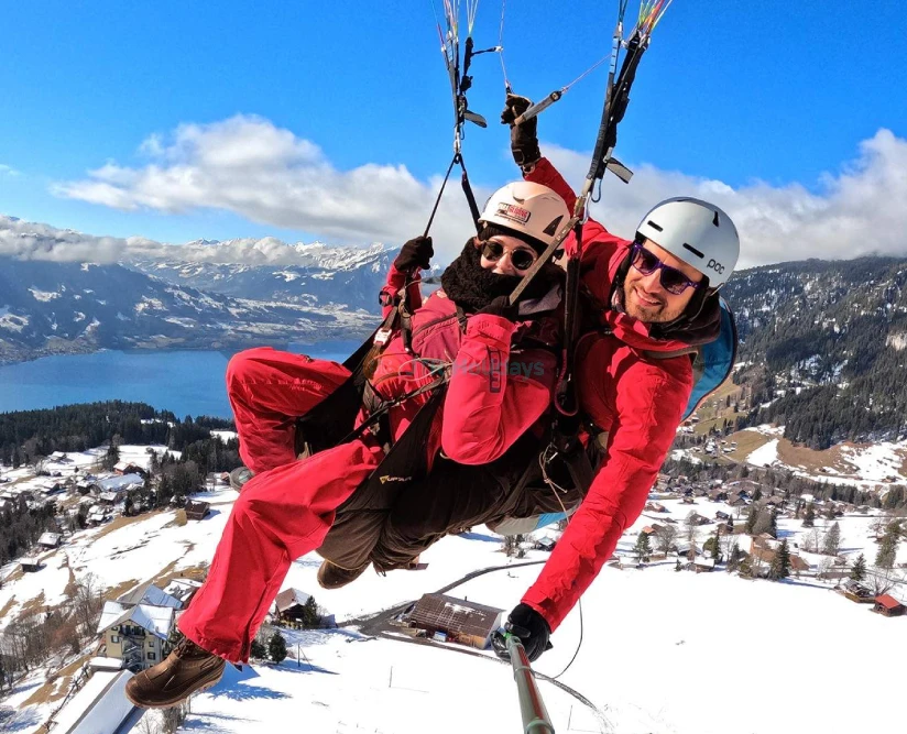 Tandem Paragliding Experience in Interlaken from Zurich - Image 2 of 5