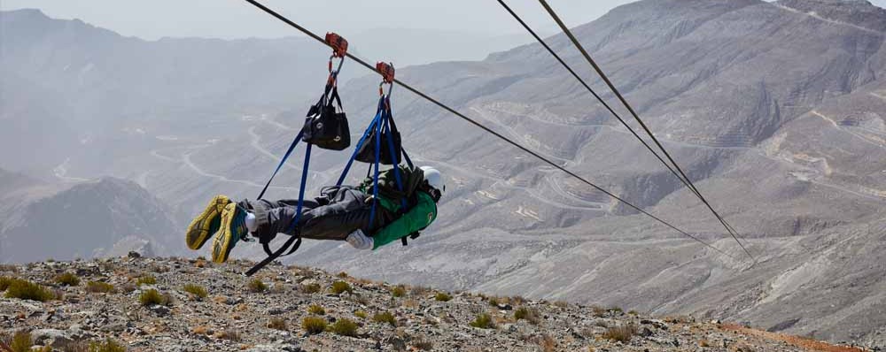 World's Longest Zipline | Jebel Jais Flight | AED 299 Book Online - JTR Holidays