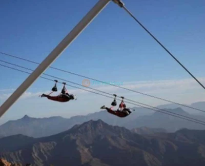 Jebel Jais Zipline Flight – World’s Longest Zipline - Experience the World's Longest Zipline at Jebel Jais with an Exclusive offer! Tickets From 325 AED to The World's Longest Zipline. Jebel Jais, Ras Al Khaimah. Get Tickets Online and Save 30%. The UAE's highest peak. Jebel Jais Zipline Flight – World’s Longest Zipline - Image 5 of 5