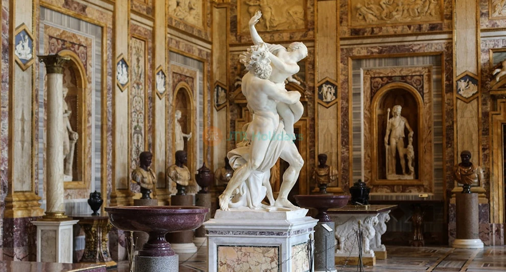 Galería Borghese - Explora la Galería Borghese en Roma con entradas sin colas o tours guiados. Descubre obras maestras de Bernini, Caravaggio y más en este museo de arte mundialmente famoso. Galería Borghese - Imagen 1 de 5