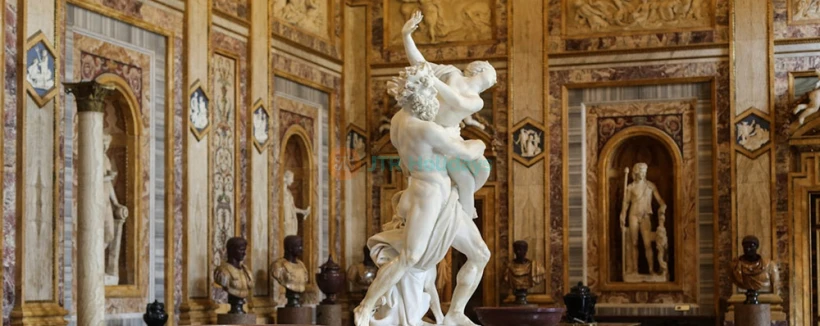 Galería Borghese - Explora la Galería Borghese en Roma con entradas sin colas o tours guiados. Descubre obras maestras de Bernini, Caravaggio y más en este museo de arte mundialmente famoso. Galería Borghese - Imagen 3 de 5