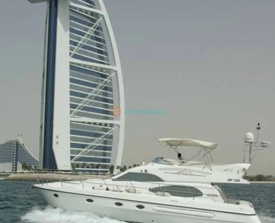 Yacht Rental Dubai Marina - 50 Ft (18 Pax) - Yacht Rental Dubai with JTR Holidays is a pleasure you will love to experience. Hire a yacht in Dubai, Get the best yacht charter price, Enjoy a luxury ride in Dubai Marina with friends and family. Yacht Rental Dubai Marina - 50 Ft (18 Pax) - Image 2 of 5