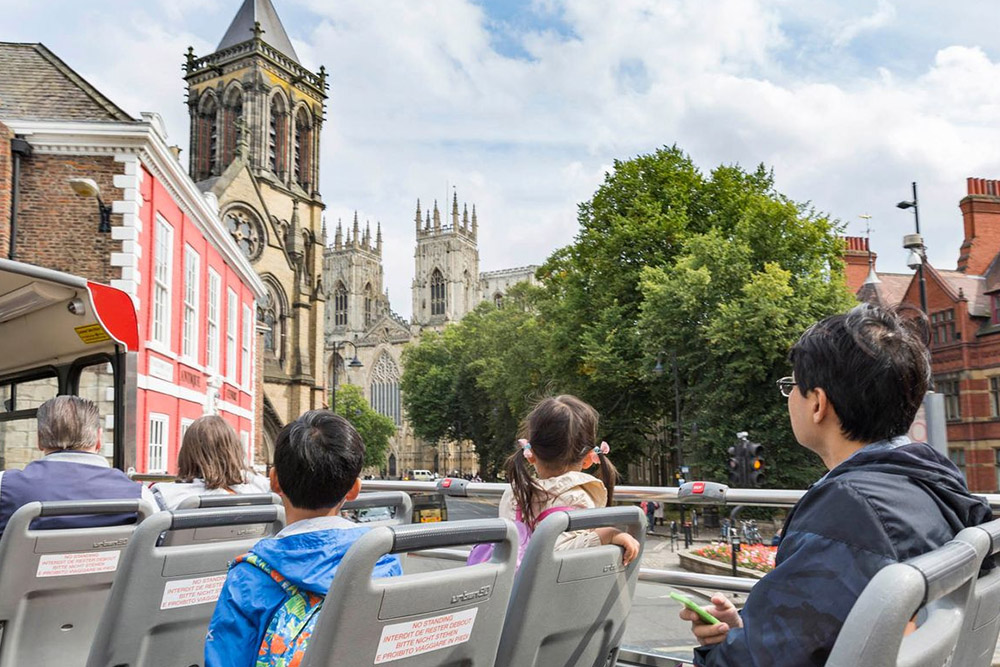 City Sightseeing York Hop-on Hop-off Bus Tour - Discover York with a City Sightseeing Hop-On Hop-Off Bus Tour. Explore top attractions at your own pace with unlimited rides and multilingual audio guides. City Sightseeing York Hop-on Hop-off Bus Tour - Image 3 of 5