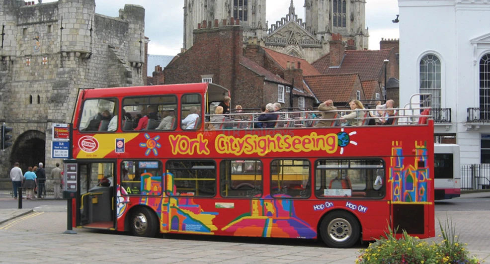 City Sightseeing York Hop-on Hop-off Bus Tour - Discover York with a City Sightseeing Hop-On Hop-Off Bus Tour. Explore top attractions at your own pace with unlimited rides and multilingual audio guides. City Sightseeing York Hop-on Hop-off Bus Tour - Image 1 of 5