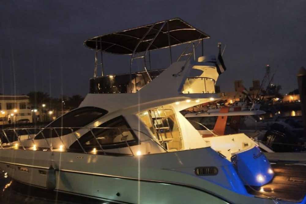 Yacht Rental Dubai Marina - 50 Ft (18 Pax) - Yacht Rental Dubai with JTR Holidays is a pleasure you will love to experience. Hire a yacht in Dubai, Get the best yacht charter price, Enjoy a luxury ride in Dubai Marina with friends and family. Yacht Rental Dubai Marina - 50 Ft (18 Pax) - Image 5 of 5