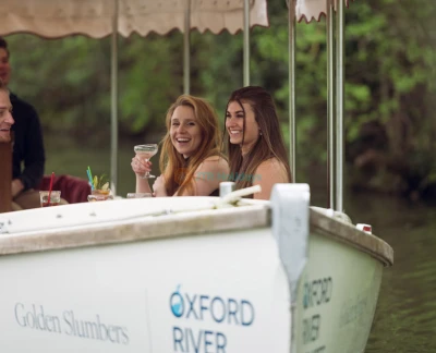 Oxford Sightseeing River Cruise - Discover Oxford from the water on a 50 minute River Thames sightseeing cruise. Sail past Folly Bridge, Christchurch Meadows, and Iffley Village aboard an elegant Edwardian-style boat. Oxford Sightseeing River Cruise - Image 2 of 5