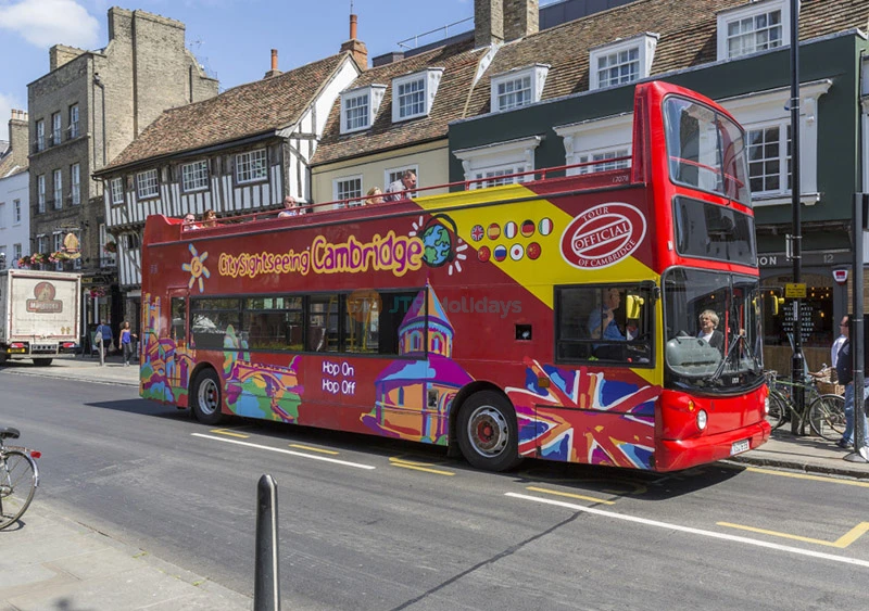 City Sightseeing Cambridge Tour in Bus Hop-on Hop-off