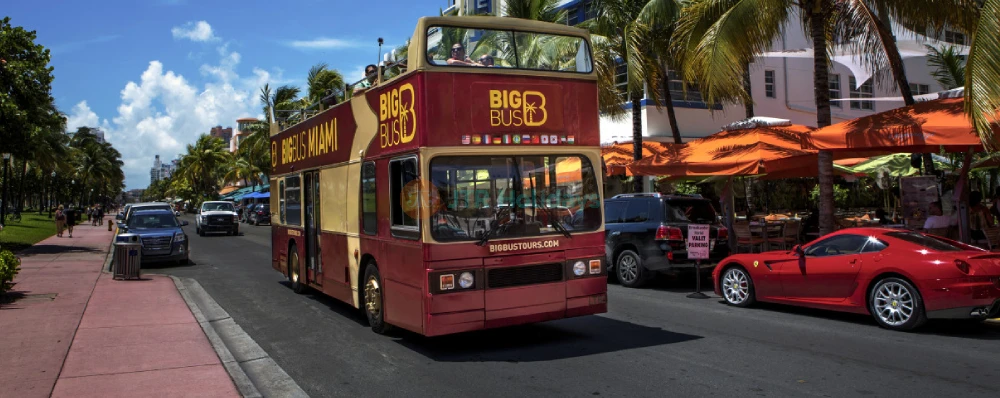 Miami Big Bus Open-Top Hop-On Hop-Off Tours – Explore Miami at Your Own Pace-JTR Holidays
