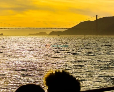 Sunset or Evening Sightseeing Boat Cruise by Red and White Fleet - Sail under the Golden Gate Bridge and past Alcatraz on a stunning San Francisco Bay sunset or evening cruise. Enjoy city skyline views with Red and White Fleet. Sunset or Evening Sightseeing Boat Cruise by Red and White Fleet - Image 5 of 5