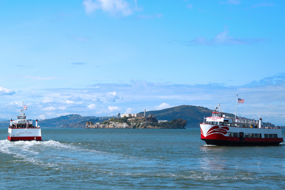 Golden Gate Sightseeing Boat Cruise by Red and White Fleet - Sail under the Golden Gate Bridge on a scenic sightseeing boat cruise with Red & White Fleet. Enjoy stunning San Francisco Bay views and iconic landmarks. Golden Gate Sightseeing Boat Cruise by Red and White Fleet - Image 4 of 5