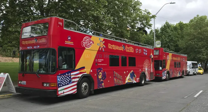Seattle Hop-On Hop-Off Bus mit City Sightseeing Ticket - Image 1 of 7