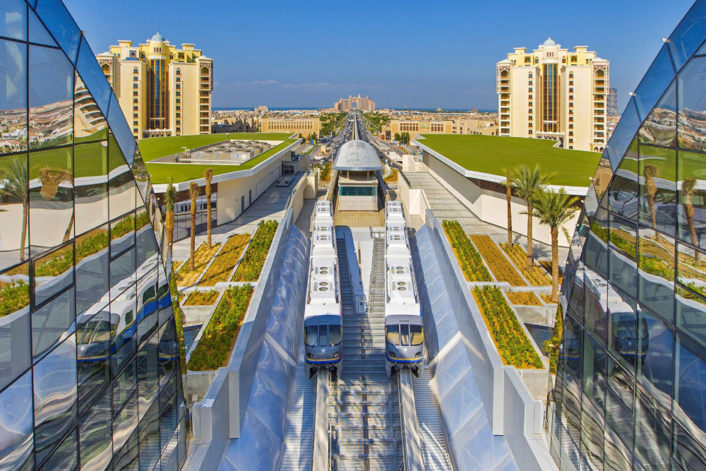 Palm Monorail Tickets - Book Palm Monorail tickets for a scenic ride across Palm Jumeirah and enjoy stunning views of the Arabian Gulf, Dubai Marina, and the iconic palm shaped island. Connecting Gateway Station, Golden Mile Galleria, Al Ittihad Park, Nakheel Mall, and Atlantis Aquaventure Waterpark, the Palm Monorail is the only public transport on Palm Jumeirah since 2009. Perfect for tourists and residents, it offers a smooth, eco-friendly journey. Reserve your tickets online and explore Dubai’s top attractions in comfort and style. Palm Monorail Tickets - Image 1 of 5