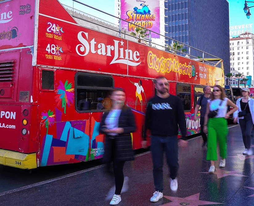 Los Angeles Hop-On Hop-Off Bus Tour | Hollywood Sightseeing - JTR Holidays