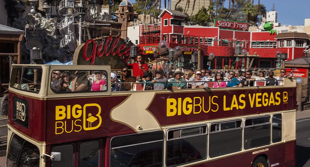 Big Bus Las Vegas Hop On Hop Off Tour | Sightseeing Bus Tickets - JTR Holidays