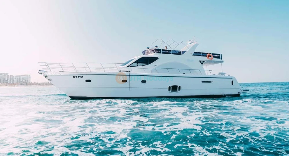 Luxury Yacht Rental Dubai | TISCK 75FT Yacht Charter | Private Cruises-JTR Holidays - Image 1 of 5
