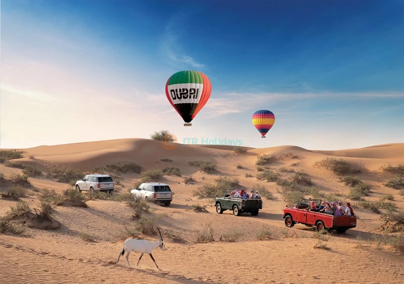 Heritage Desert Safari con Pernottamento e Volo in Mongolfiera