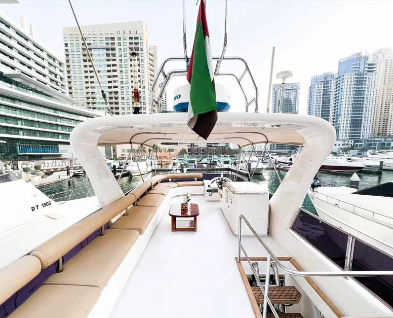 Luxury Yacht Rental Dubai | TISCK 75FT Yacht Charter | Private Cruises-JTR Holidays - Image 5 of 5