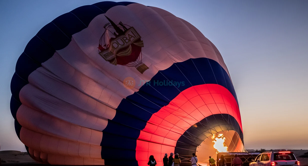 Hot Air Balloon Dubai - Book your Hot Air Balloon Dubai tickets for an unforgettable sunrise ride over the golden desert. Experience breathtaking views, luxury balloon flights, and adventure tours with expert pilots. Perfect for families, couples, and thrill seekers. Reserve your Dubai hot air balloon tour today and enjoy the magic of the desert sky. Hot Air Balloon Dubai - Image 1 of 5