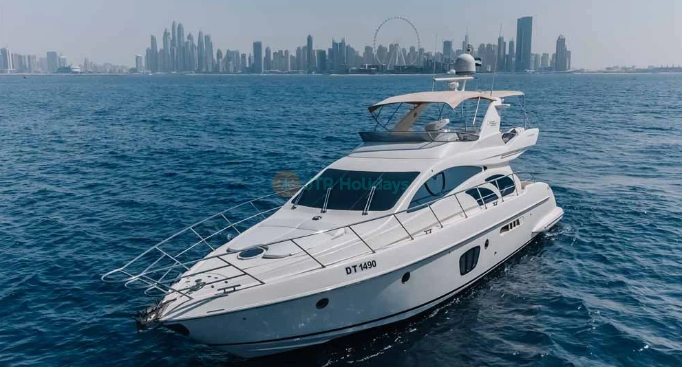 Luxury 55ft White Pearl Yacht Dubai Marina - Image 1 of 5
