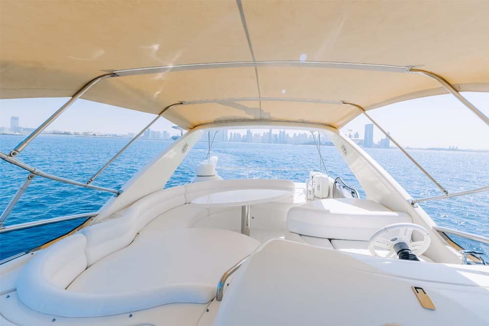 Luxury 55ft White Pearl Yacht Dubai Marina - Image 3 of 10